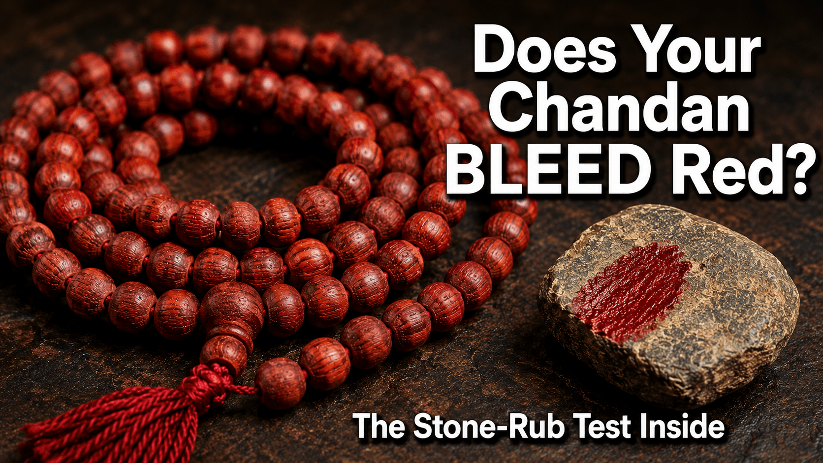 Is Your Red Chandan Mala Fake? Here's How to Find Out in 3 Simple Tests