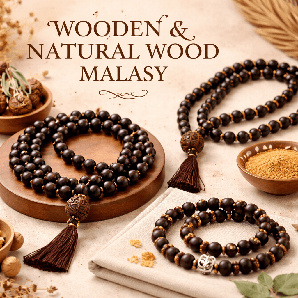Wooden & Natural Wood Malas