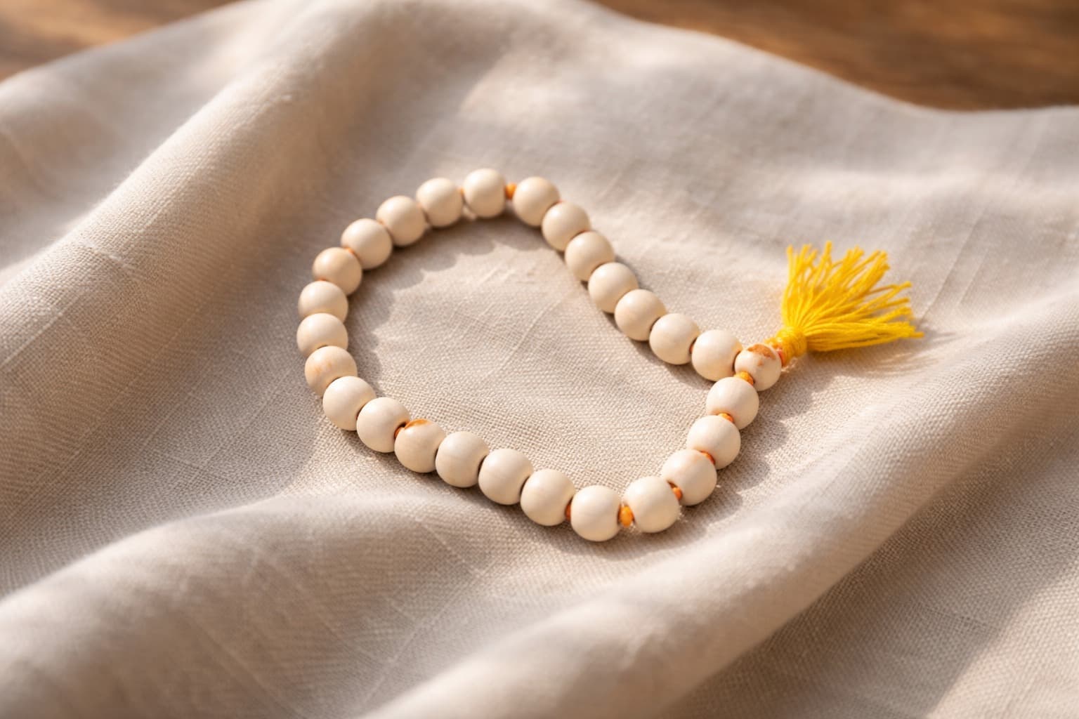 Wooden Bracelet for Men & Women | Spiritual Healing Wood Beads Bracelet - Image 1