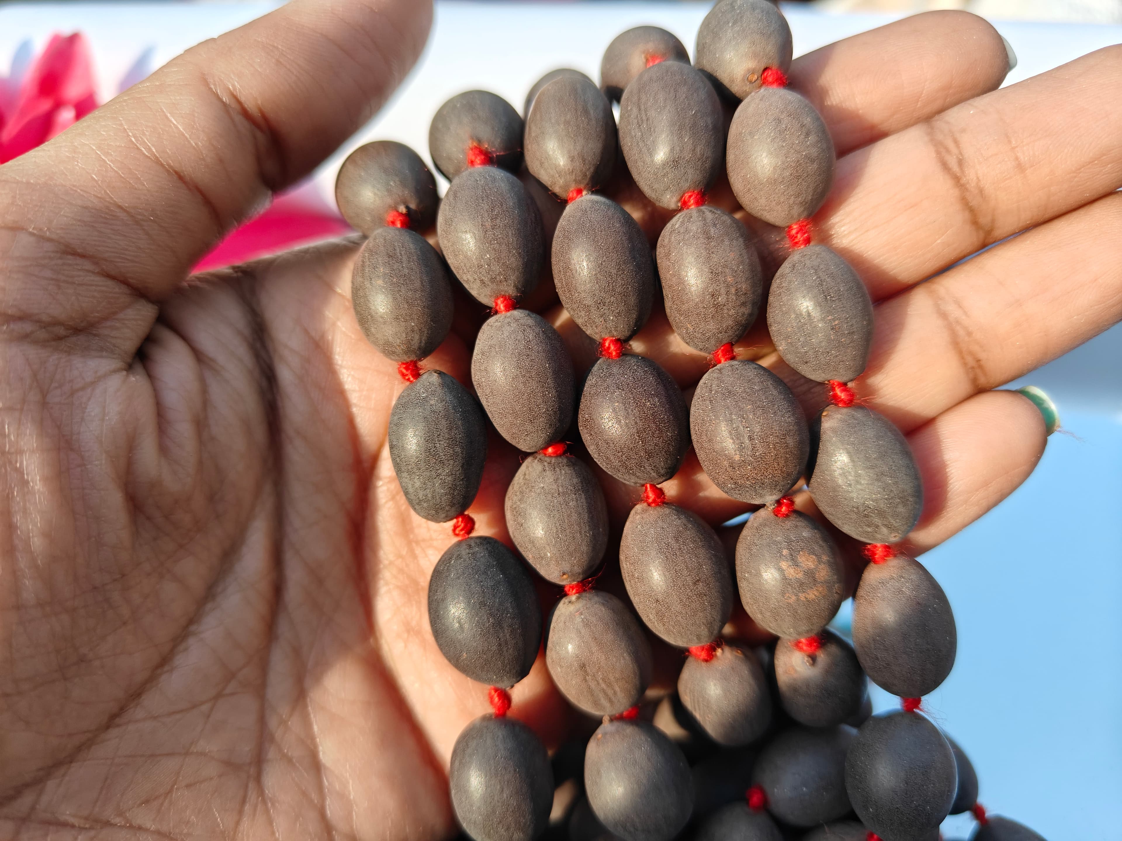 Kamal Gatta Mala (Natural Lotus Seed Jap Mala for Lakshmi Pooja & Prosperity) thumbnail 3