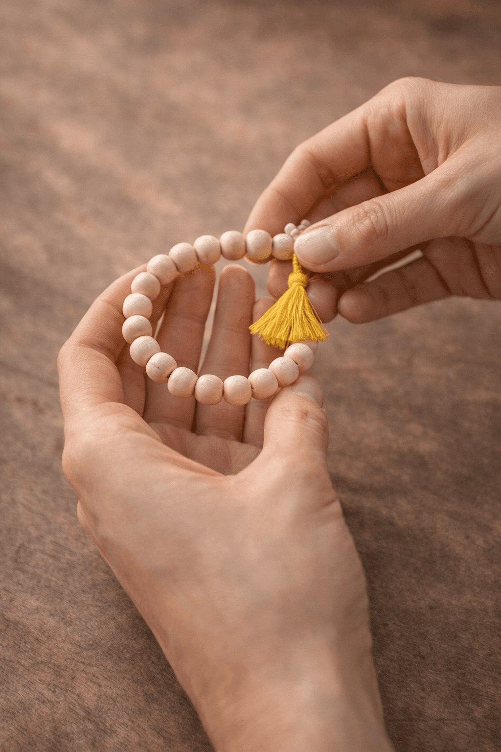 Wooden Bracelet for Men & Women | Spiritual Healing Wood Beads Bracelet thumbnail 2